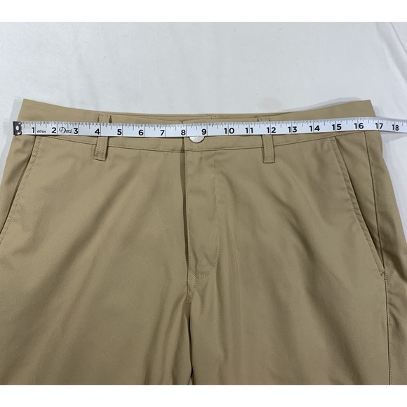 Bonobos Golf Pants Mens 33x31 Slim Khaki Beige Chino Performance Fit Lightweight - Picture 6 of 10